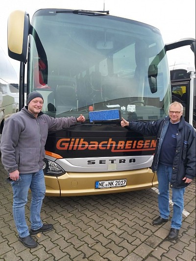 Einbau bei Setra